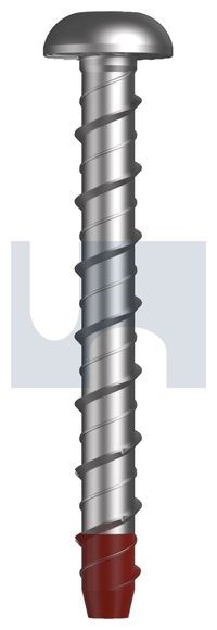 MASONRY SCREW ANCHOR DOME HEAD GAL 6 X 65 - T30